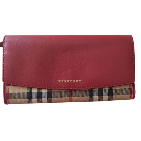 burberry wallet red m|burberry wallet sale outlet.